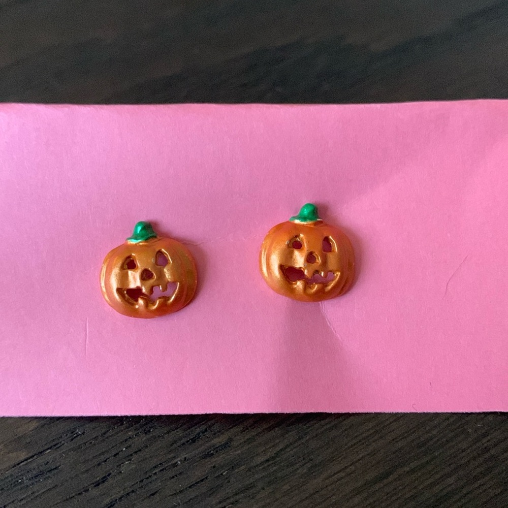 Pumpkin Earrings
